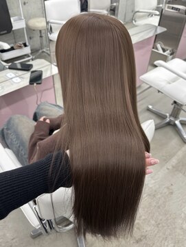 エヌアイ オモテサンドウ(ni omotesando) マロンベージュ/ブリーチなしカラー