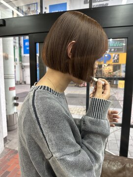 ブレス(bless) ぷっつりボブ×グレージュ