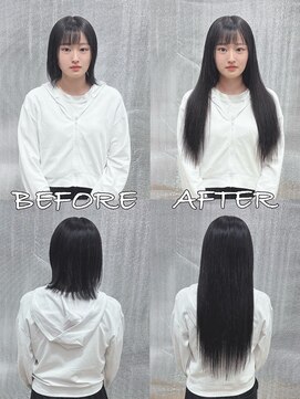 リップ 大阪本店(LIP) 【レミー100%最高級人毛/ロング】シールエクステ80枚