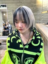 ヲタク(wotaku.) ポイントカラーデザインカラーインナーカラーハイトーンウルフ