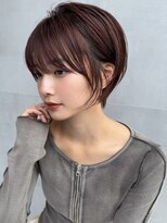 【MINX】くびれヘアアプリコットオレンジハイライトカラー_銀座