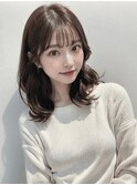20代30代大人可愛い小顔くびれヘアナチュラル前髪カット
