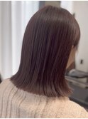 《大人ボブ/切りっぱなし/チョコレートブラウン》