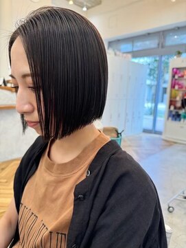 ロミー 本厚木(ROMMY.) 20代30代40代50代◎大人ボブ切りっぱなしボブ☆髪質改善