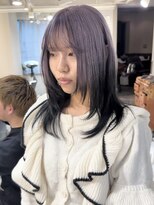 テトラ バイ ネオリーブ 横浜西口店(tetra by neolive)&nbsp;デザインカラー　ウルフカット　ハイトーン　横浜