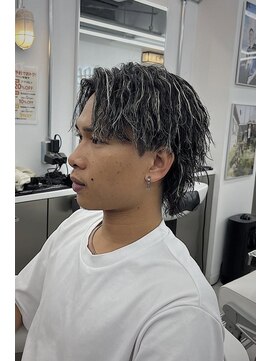 ダムディートウキョウ 心斎橋店(DAMDEE TOKYO) パーマ×ホワイトメッシュ