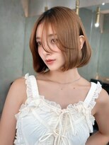 シーシンジュク 新宿南口(Sea shinjuku)&nbsp;ココアベージュ×レイヤー[小顔/黒髪/オリーブグレー]