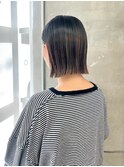 c18 大人ショートハイライト髪質改善キッズカット前髪30代40代