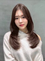 ニトバイアンキシム(nit by ahnkism)&nbsp;韓国風レイヤーカット顔まわりくびれオルチャン堀江