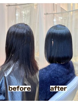 シゲ 自由が丘店(SHIGE) 白髪染めも髪質改善カラーでマイナス10歳40代50代グレイカラー