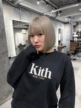 オルズ 渋谷(ALLZ) 渋谷/ボブ/ケアブリーチ/ハイトーンカラー/ダブルカラー/渋谷駅/