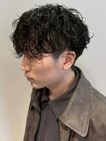 オレンジペコ(orange peco)&nbsp;刈り上げ 波巻きパーマ ツーブロック スパイラルパーマ 20代