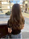ロングウェーブパーマ/ハニーブラウン