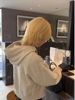 アース エレガンス 吉祥寺店(EARTH Elegance) ケアブリーチで創るシルクブロンドウルフ
