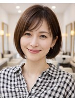 アーツ 町田(arts) ボブ 前髪あり ナチュラルの王道ボブスタイル