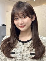 エニ 自由が丘(ENi) ミルクティーブロンド/ワンホンレイヤー/ニュアンスウルフ