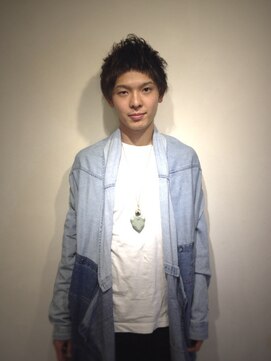 プランクスター(prankster) [prankster]黒とアッシュの柔らかいツートンカラー