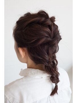 アンスリウム(anthurium) ルーズ編みこみ