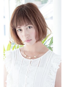 ビューティーアンドケアカロン(Beauty and Care CALON) 【銀座】CALON/艶感ナチュラルベージュボブで大人可愛い印象