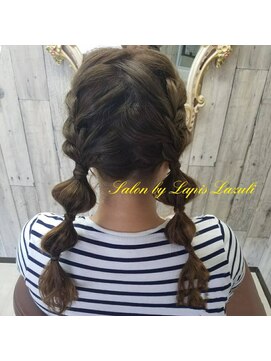 ラピスラズリ(Lapis Lazuli) キャンディヘア(下通 ヘアセット 専門店)