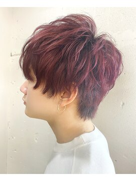 ヘアーワークス ヘルム 渋谷店(HAIR WORKS HELM) ピンクラベンダーカラー
