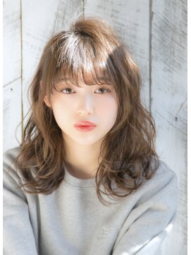 ロンドプランタン 恵比寿(Lond Printemps) 【lond printemps水野】アッシュブラウンデジタルパーマミディ