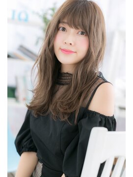 ミック ヘアアンドメイク アップ 駒込店(miq Hair&Make up) モテ要素満載♪ココアブラウン外国人風セミウェットウェーブ