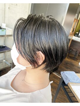ガルボ ヘアー(garbo hair) #ショート女子#ショートヘアー#黒髪#下村スタイル