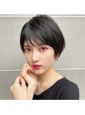 【Chill】大人かわいいマロンベージュカラーショートスタイル◎