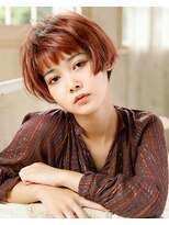 タヤ シァル鶴見店(TAYA)&nbsp;前髪あり切りっぱなしショートボブ