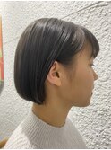 首元スッキリボブ¥縮毛矯正有り/