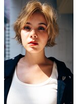 ピズム(PISM)&nbsp;センターパート×セミウェットウェーブ/ボブルフ/ベビーバング