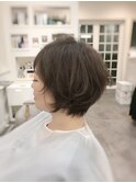 ふんわり柔らかショートボブ