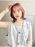 ACE 横浜　くびれカール×ピンクベージュ