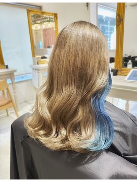 アプリ バイ リアン 浦和(appri by Rien) ベージュ×インナーブルー