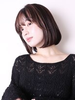 ヨファヘアー 岡本店(YOFA hair) 似合わせカット美髪切りっぱなしボブピンクブラウン0404