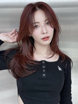 レディアル 渋谷(REDEAL) ワンホンヘア/韓国ヘア/ウルフ/前髪[レイヤーカット/渋谷]