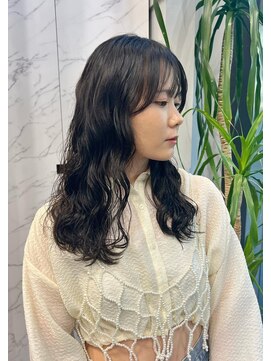 クリアーオブヘアー 一社店(clear OF HAIR) くしゃっとロングパーマ
