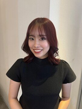 フランチェスカドット(francesca.) チェリーレッド【madoka】