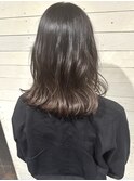 鎖骨下外ハネミディアム/バッサリカット/結べる長さ