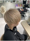 ブリーチ1回ミルクティーベージュ♪