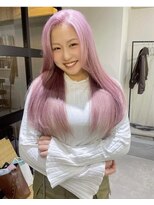 ラ キング(LA KING)&nbsp;顔周りレイヤーカットボブウルフネビージュ小顔ワンレン