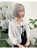 ケアブリーチ全体+プレミアムケアカラー+トリートメント　￥24,200