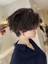 ミズチャーム(Ms.CHARM)&nbsp;ウェーブショート/外苑前/レイヤーカット/顔まわりカット