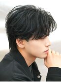 波巻きツイストスパイラルニュアンスフェザーシャドウパーマ