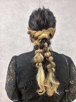 マーシュ ルーヴェ(marshu Luve)&nbsp;あみ下ろし/ツインアレンジ/ロング/お呼ばれヘア