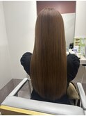 ベージュ×髪質改善メテオ