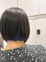 ケンジ 平塚 アネッタ(KENJE annetta) インナーカラー ブルー