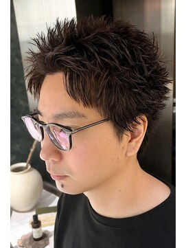 アネロ 名古屋(anhelo) 刈り上げないスパイキーショート