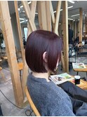 ブリーチ無しでできる！レッドカラー 赤髪 ボルドーカラー